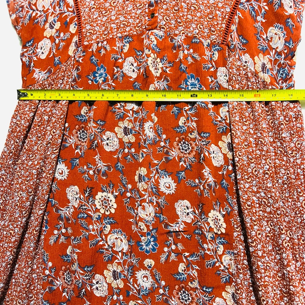 KNOX ROSE Dress Womens Size Small Floral COTTAGECORE Panel Button Up Bust Ladies - Picture 5 of 11